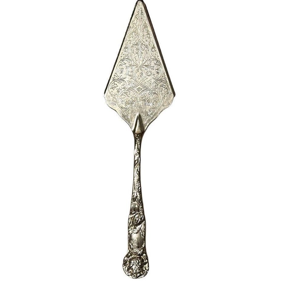 Vintage Made In Italy Silver Plated Cake Pie Server 12"